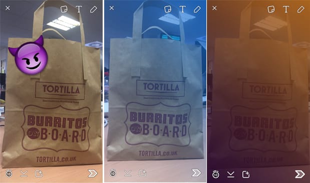 snapchat Emoji filter