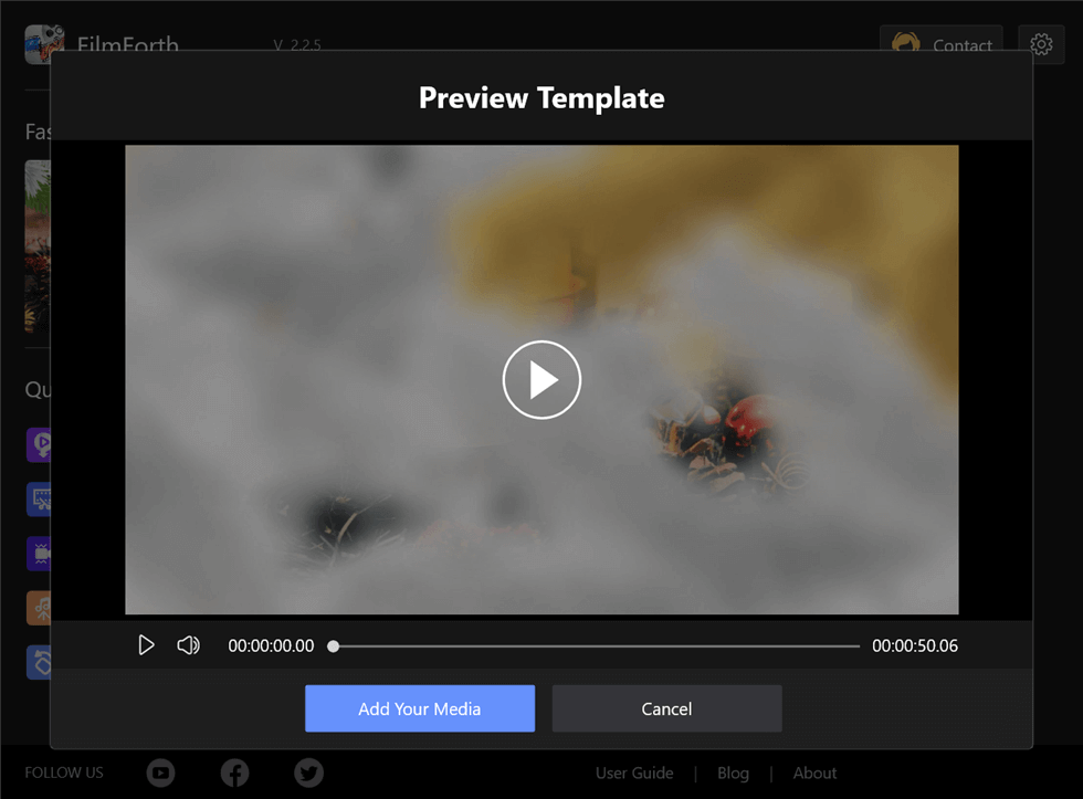 FilmForth video template