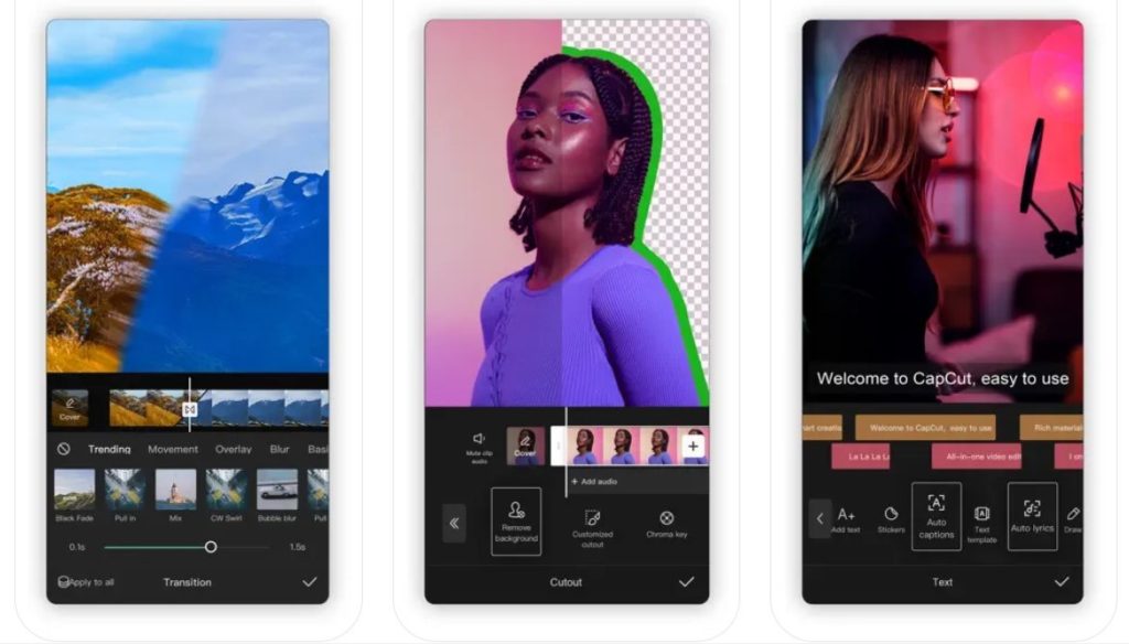 CapCut: محرر فيديو قوي