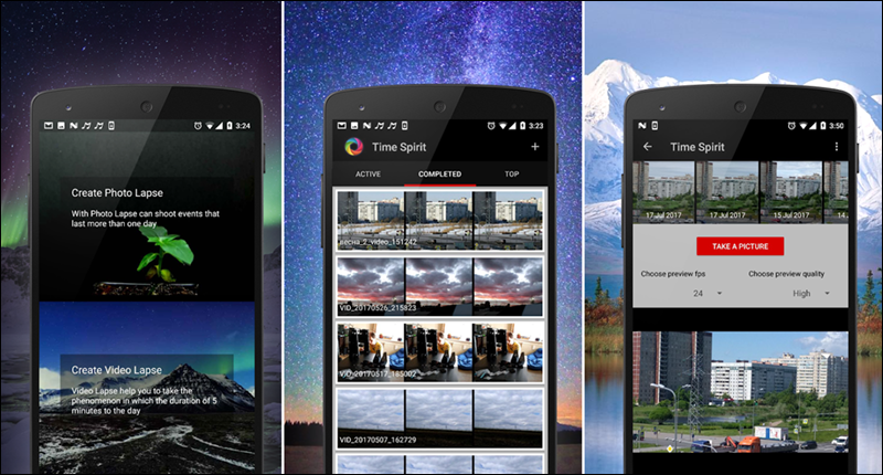 تطبيق Time Lapse camera
