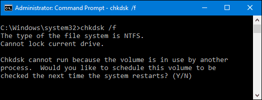 اصلاح مشاكل الهارد Chkdsk 