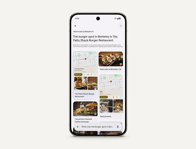تطبيق جوجل Pixel Screenshots