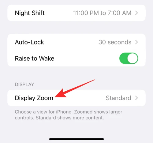 تكبير لوحة المفاتيح في الايفون