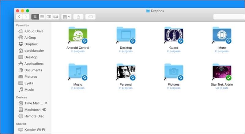 خدمة Dropbox للتخزين السحابي