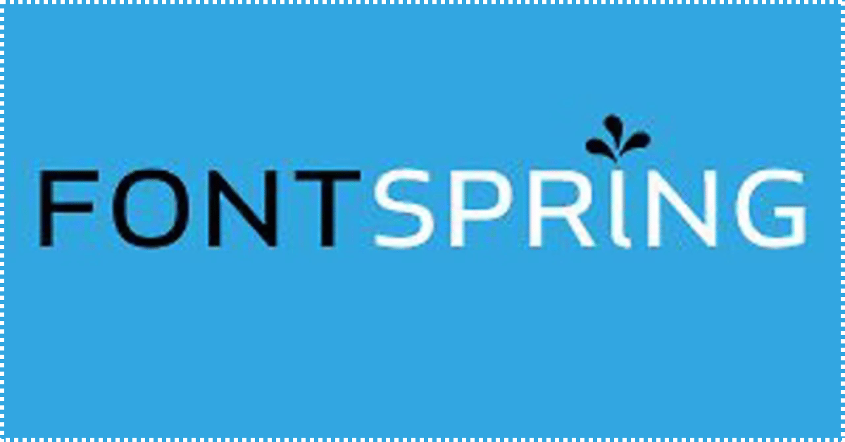 موقع fontspring
