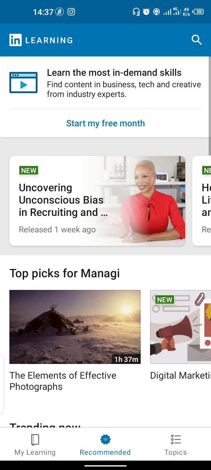 تعلم التصوير عبر كورسات LinkedIn Learning