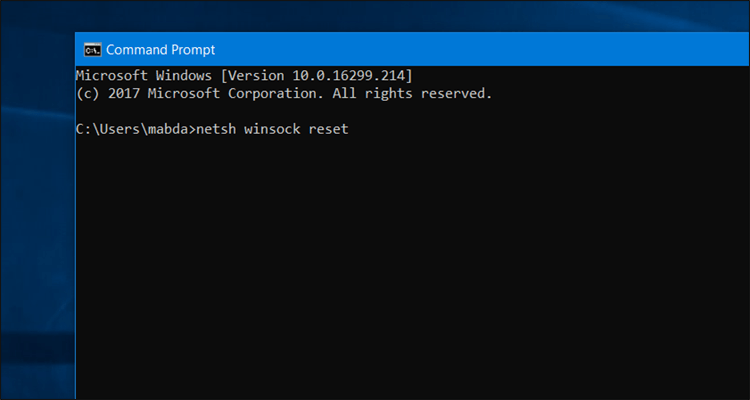 اوامر الويندوز لحل مشاكل الانترنت