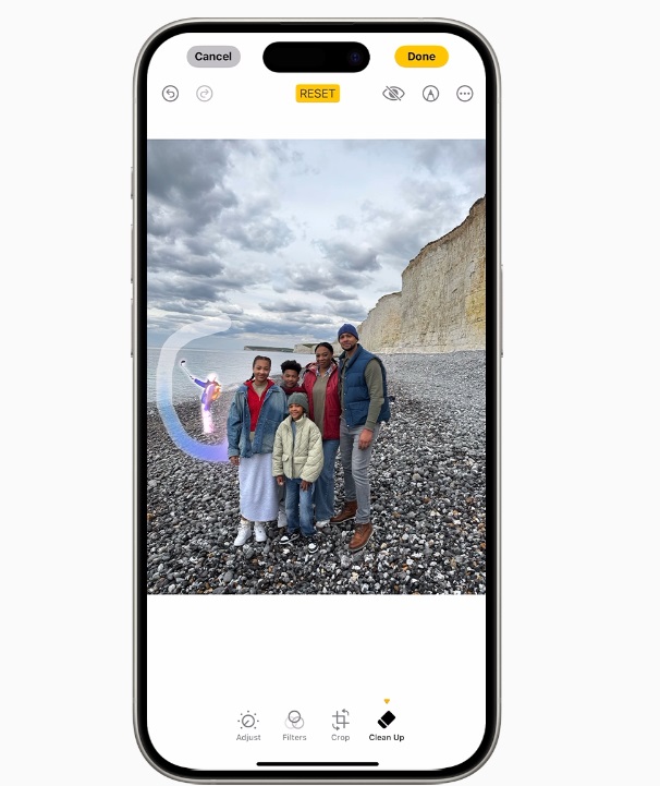 أداة Clean Up لازالة العناصر IOS
