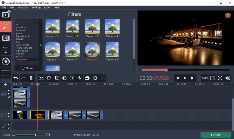 برنامج Movavi Slideshow Maker