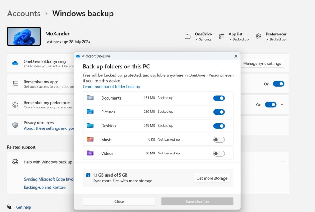 استعادة الملفات من خدمات التخزين السحابي مثل OneDrive