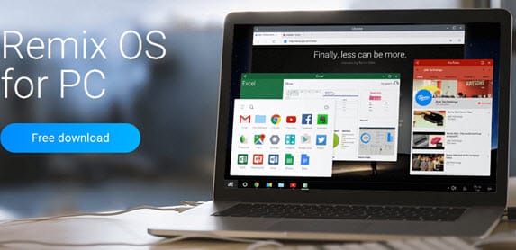 Remix OS 2 أندرويد للكمبيوتر