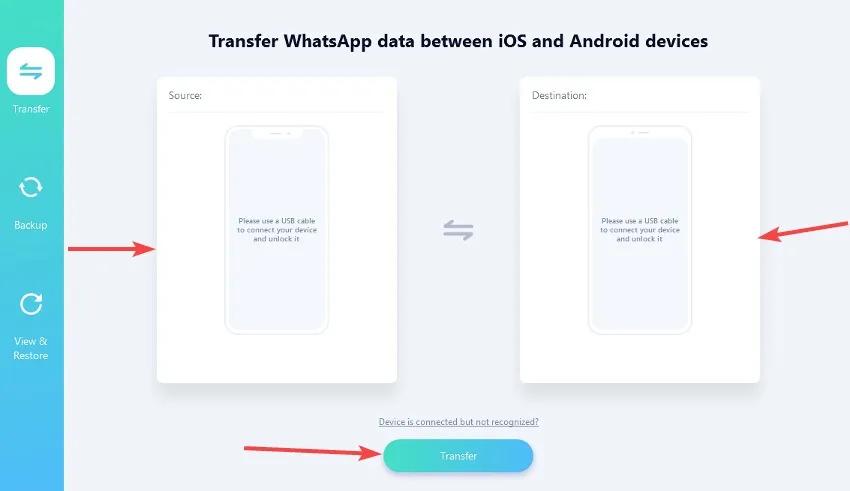 برنامج نقل الواتساب للايفون iCareFone Transfer 