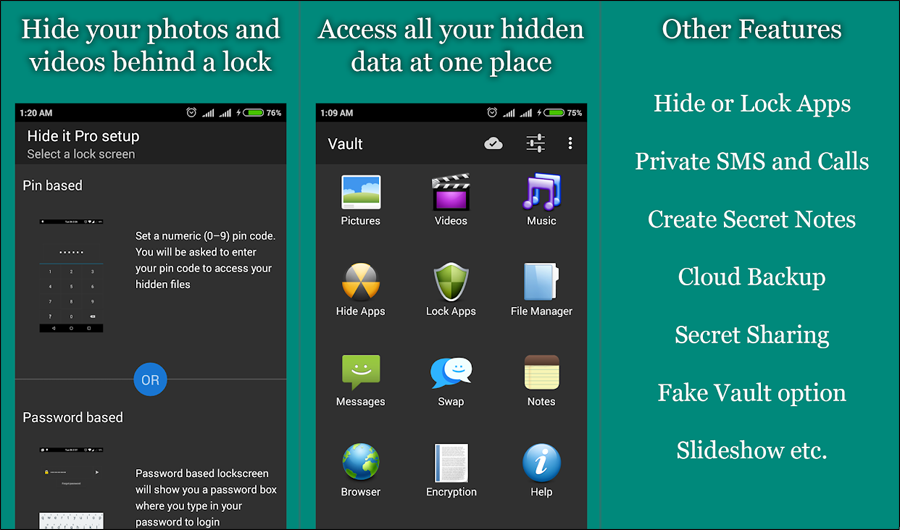 تطبيق Hide Photos