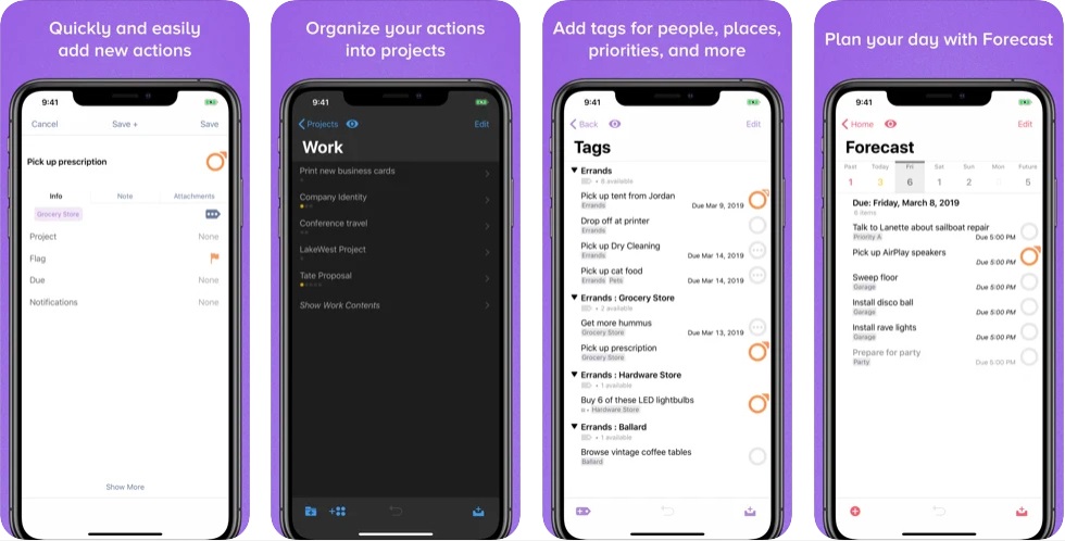 تطبيق للتركيز في المهام OmniFocus 3