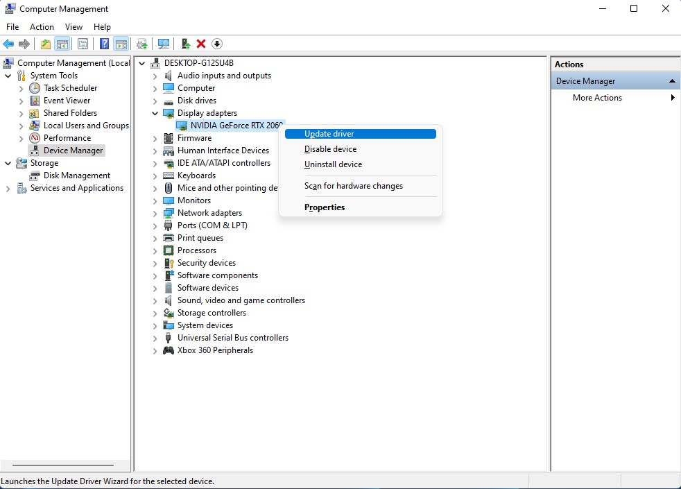 مشكلة خطأ داخلي في إدارة ذاكرة الفيديو