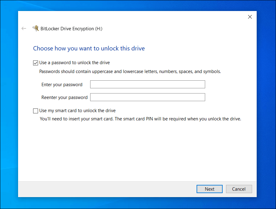 أداة BitLocker