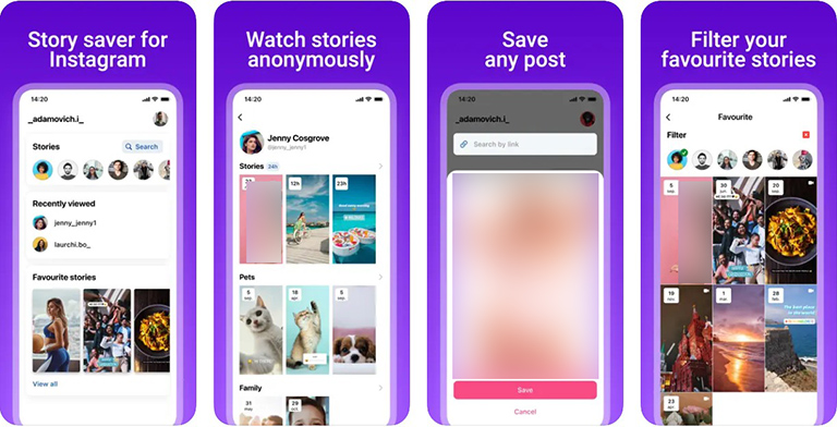 تحميل قصص انستجرام باستخدام تطبيقات التنزيل