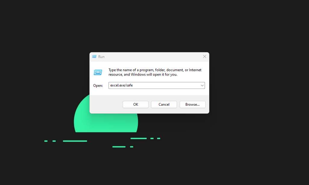 اصلاح شريط أدوات اكسيل
