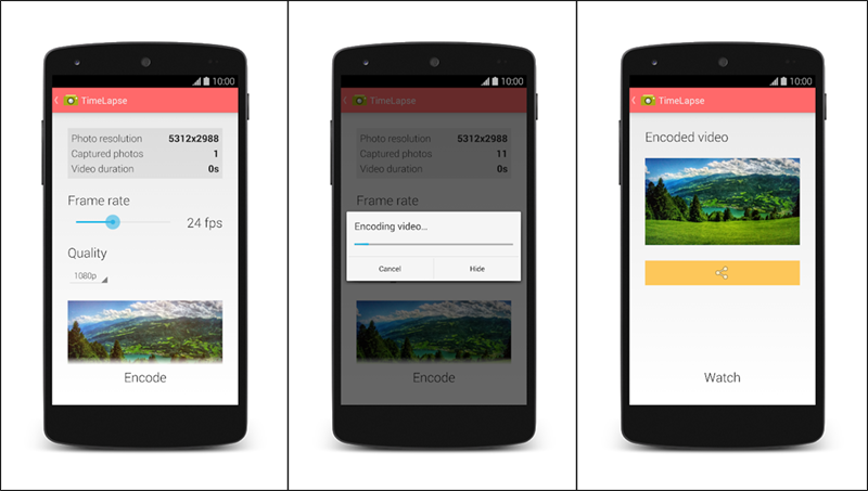 تطبيق TimeLapse
