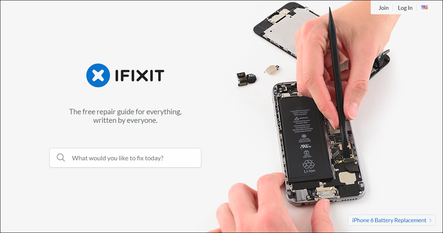 موقع iFixit