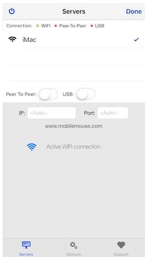 كيفية استخدام الايفون كماوس على الماك