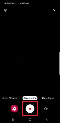خاصية سلو موشن كاميرا اندرويد