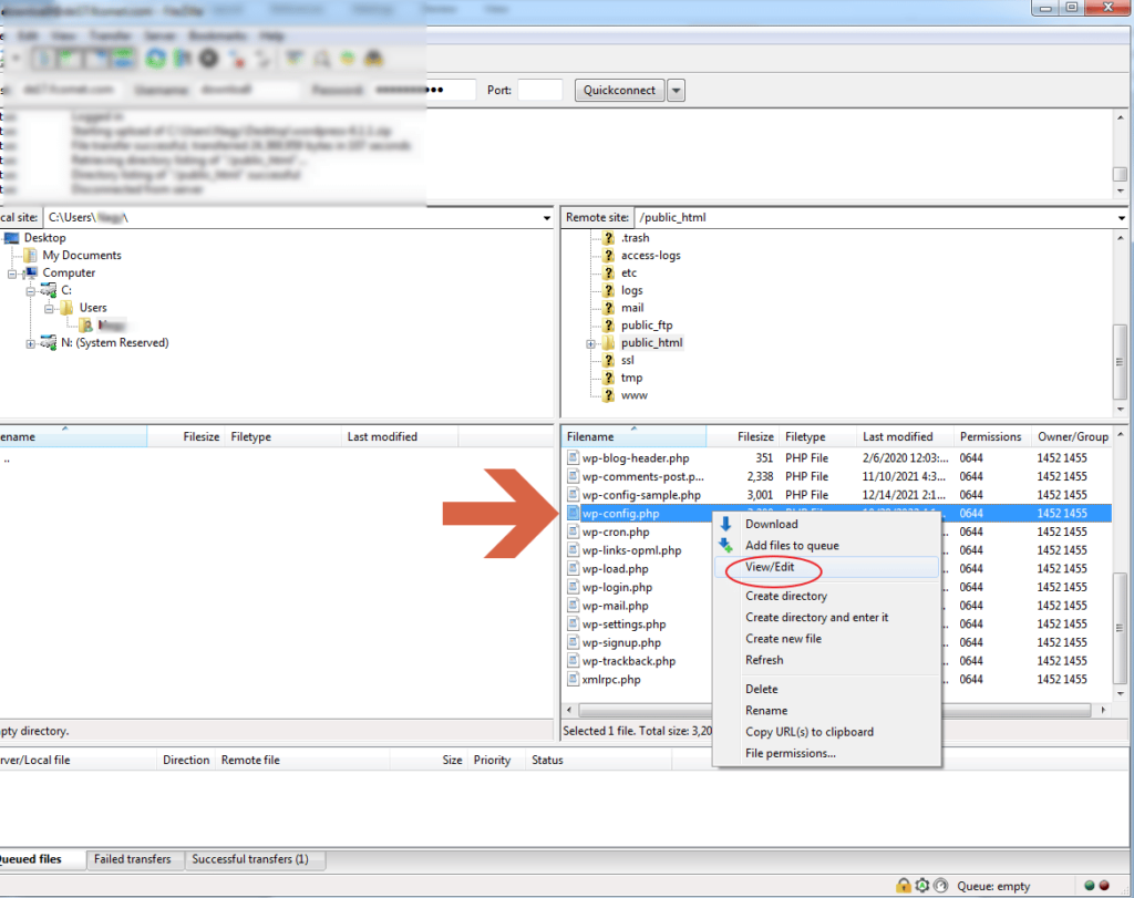 تثبيت ووردبريس على السيرفر