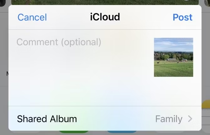 نقل الصور من ايفون إلى ايفون ألبوم مشترك على iCloud