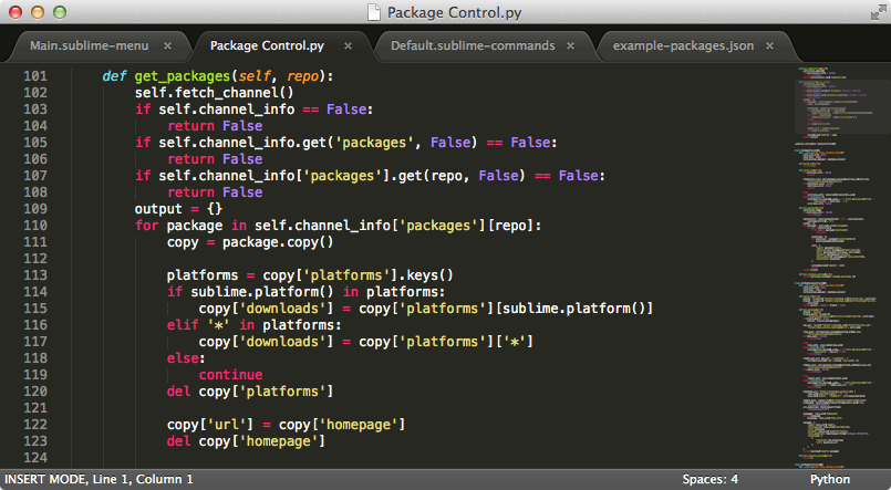 محرر اكواد Sublime text 