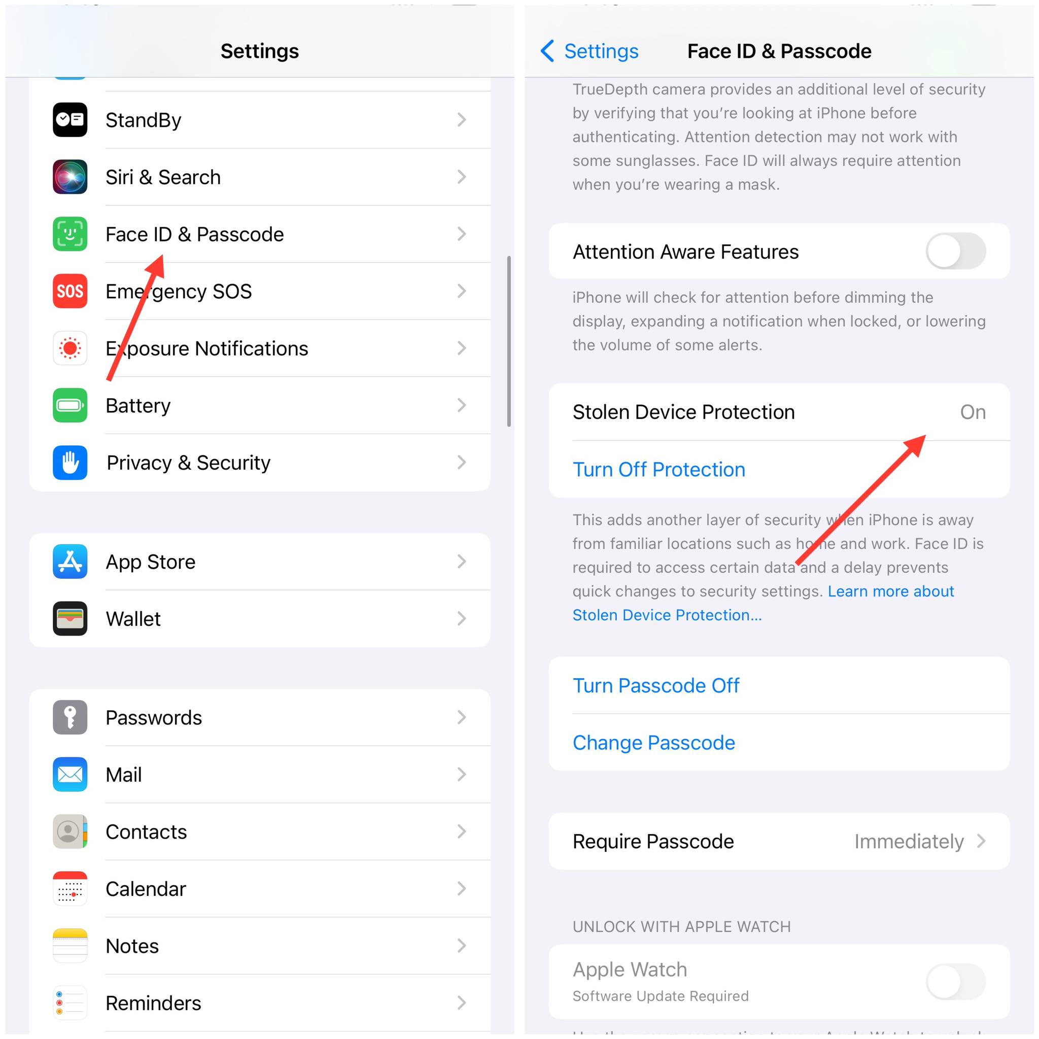 ميزة Stolen Devices لحماية أجهزة ابل