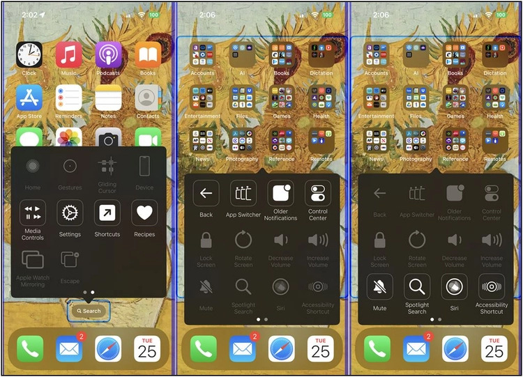 آلية استخدام ميزة التحكم بالتبديل للتحكم في ايفون بحركة الرأس