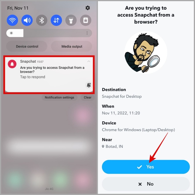 إعادة تسجيل الدخول في الموقع