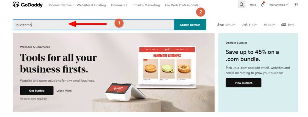 حجز دومين عالمي