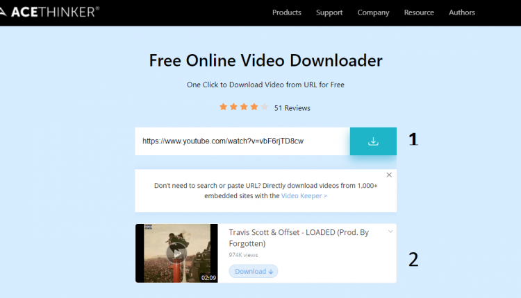 موقع AceThinker Video Downloader تحميل الفيديوهات