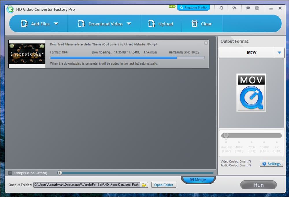 تحميل الفيديوهات ببرنامج HD Video Converter Factory