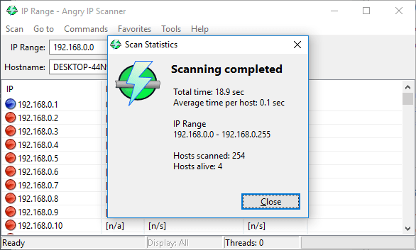 Angry IP Scanner
