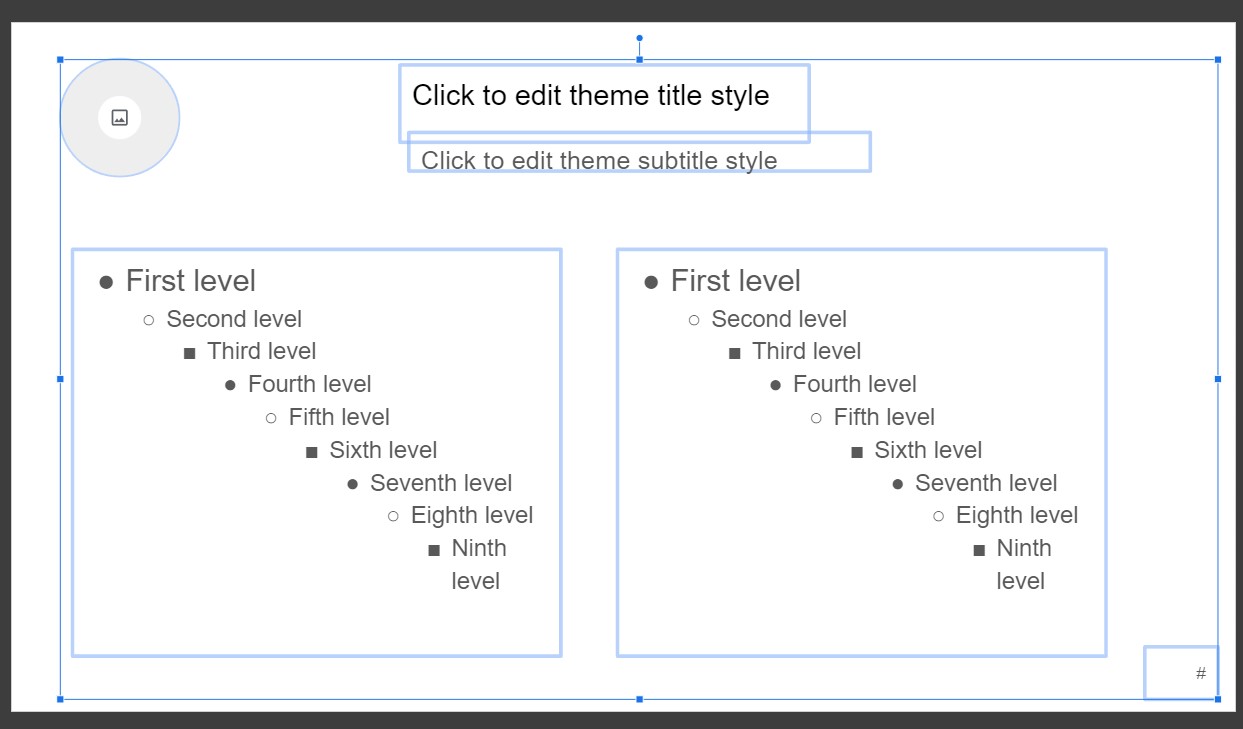 قالب جوجل سلايد Placeholder