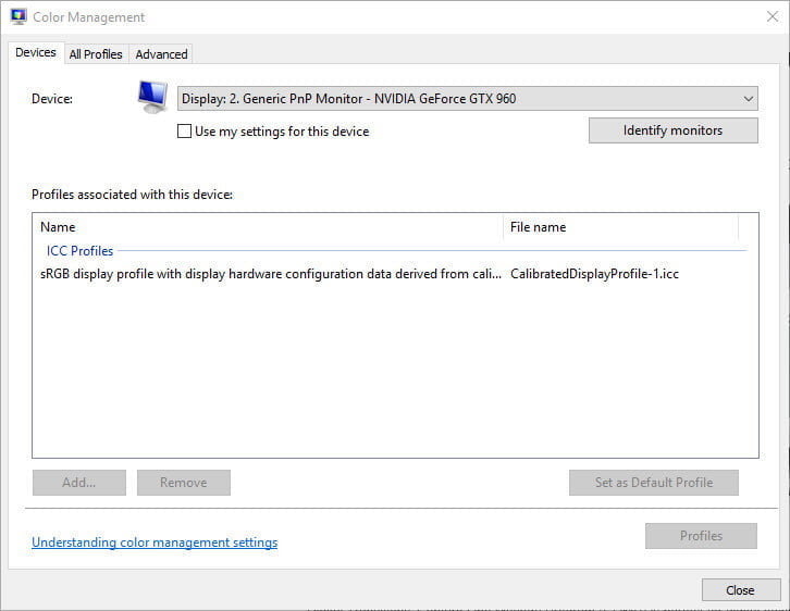 معايرة الألوان في الشاشة