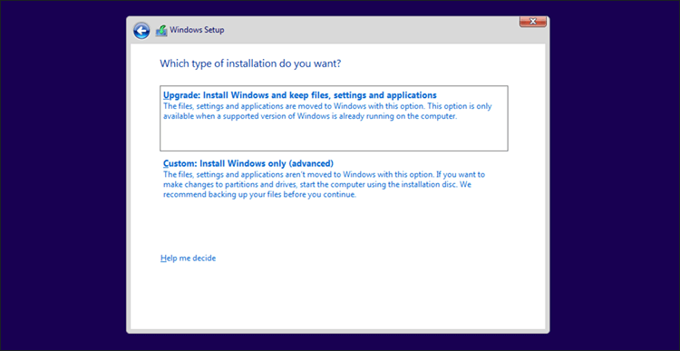 اعادة تثبيت نظام ويندوز