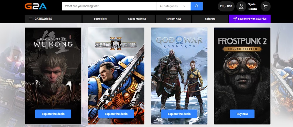 G2A موقع تحميل العاب كمبيوتر