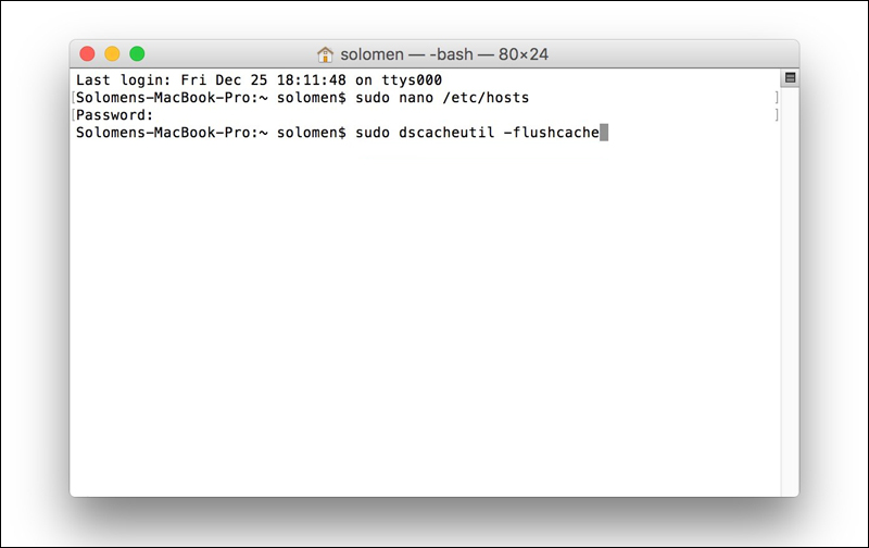 حذف الذاكرة المؤقتة للdns