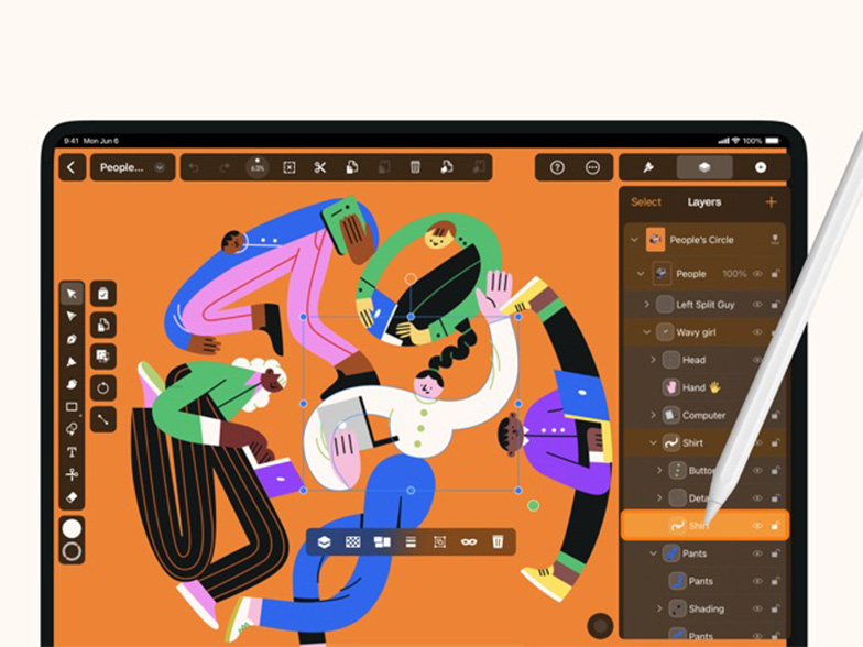 Linearity Curve برنامج تصميم سهل للايباد