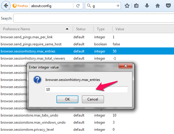 تسريع متصفح فايرفوكس 