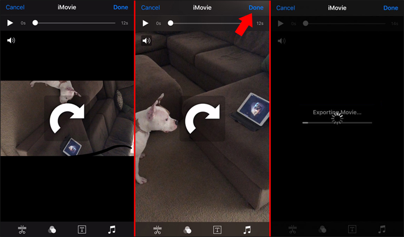 تعديل الفيديو المقلوب