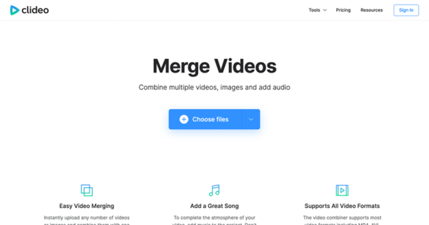 دمج مقاطع فيديو اونلاين