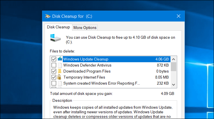 تنظيف ويندوز من الملفات الغير ضرورية