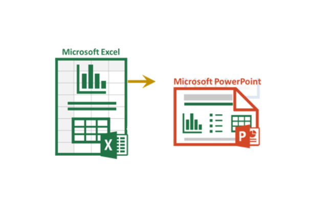 ربط بيانات Excel الى Powerpoint