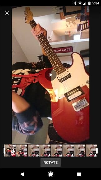 تدوير الفيديوهات المقلوبة 