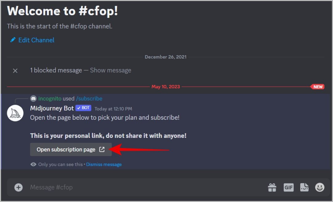 الاشتراك في Midjourney