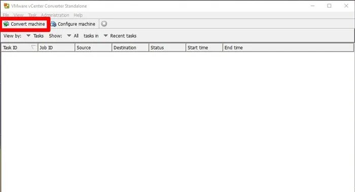 VMWare’s vCenter Converter